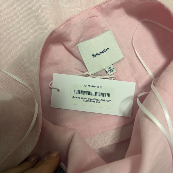 Reformation Avielle Linen Two Piece Set - Picture 6 of 6